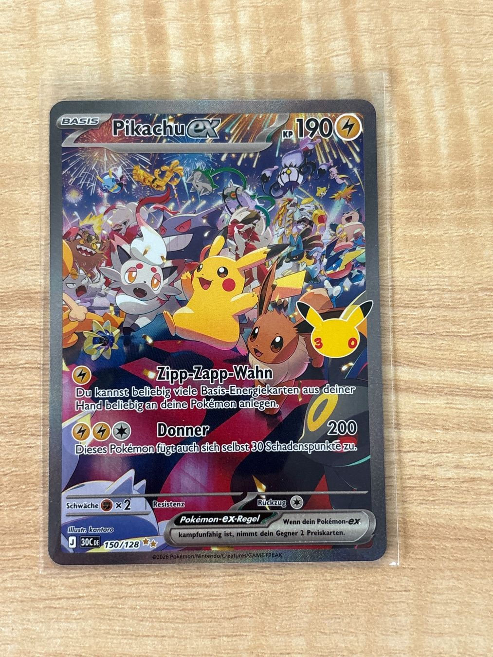 Pokémon Carte collezionabili: Pokemon 30th Celebration Pikachu 150 DE – Nuovo (secondo la descrizione) da Killwangen venduto da future_gohan