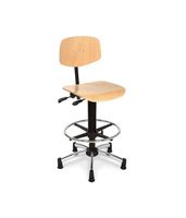 neuer Arbeitsdrehstuhl, Sitzhöhe 510-710 mm, Kunststoffbasis