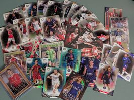 39x Fussball Trading Cards – Topps Chrome / Frauenfussball 