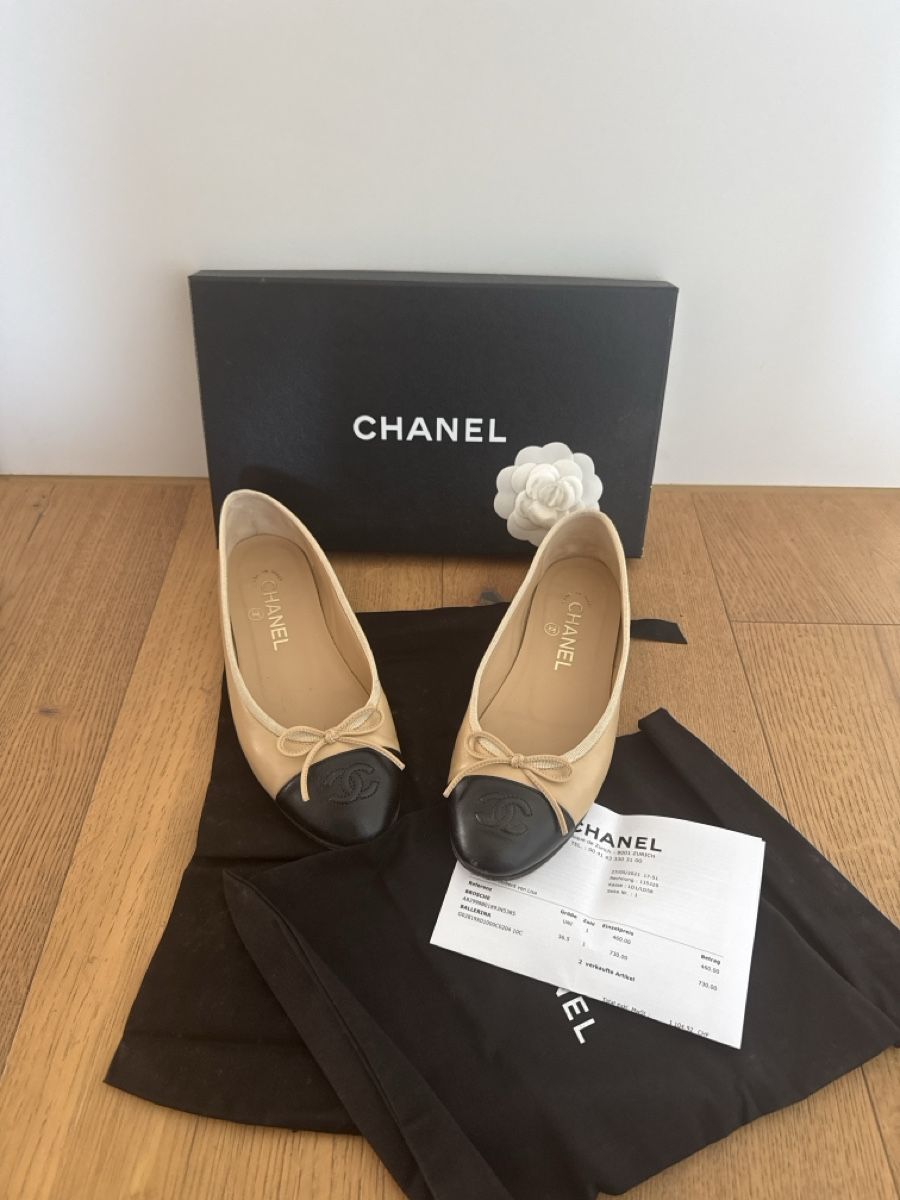 Chanel Scarpe da donna: Klassische Chanel Ballerinas – Usato da Langnau am Albis venduto da DCT