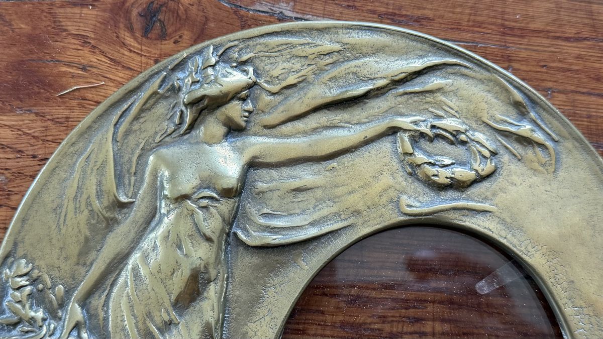 Cornici: Jugendstil Bronze Rahmen – Usato da Riedholz venduto da Frettchen63 2