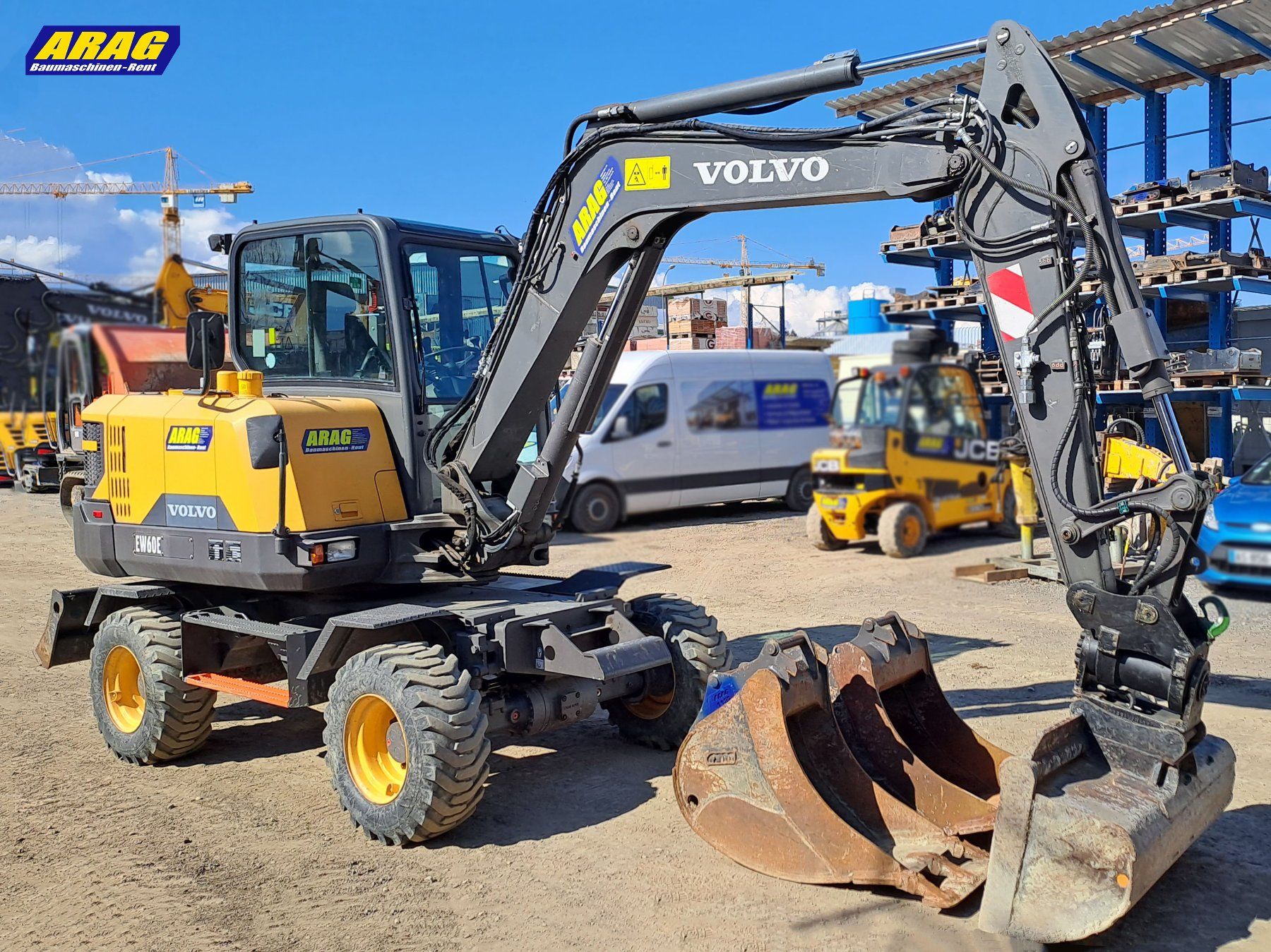 Volvo Escavatori: Volvo EW60E Mobilbagger – Usato da Hasle LU venduto da Arag08 2