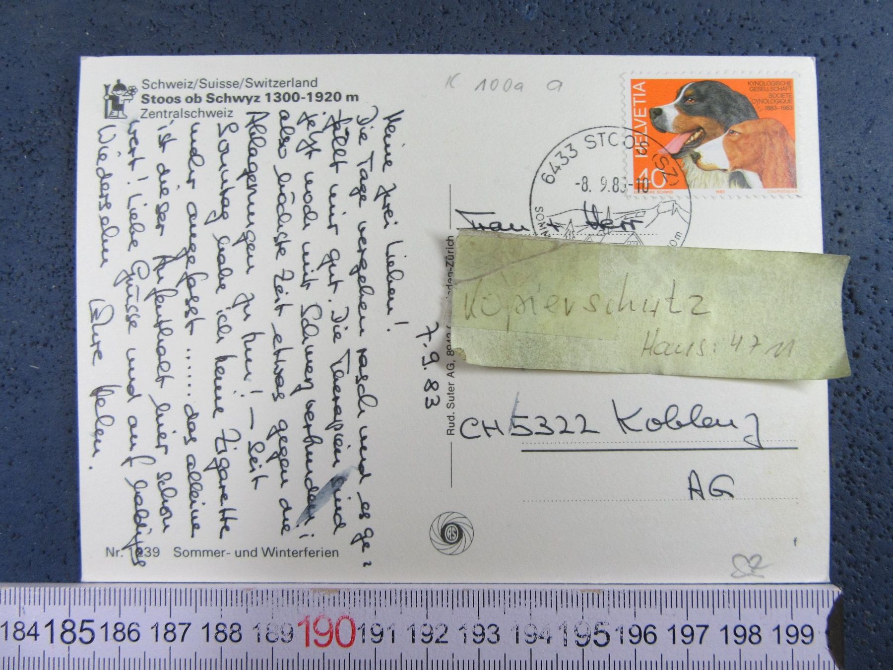 Cartes postales: GRUSS VOM STOOS SZ  AK MARKER – D'occasion à Ettingen par Hausi4711 1