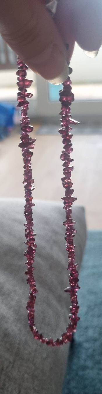 Catenine: Weinrotes Quarz Ketteli – Usato da Oberrieden venduto da Aiyana02 1