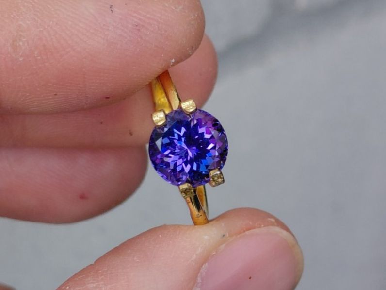 Edelsteine: Tanzanite Deep Violet Clean – Gebraucht aus Bévilard von Yougems 5