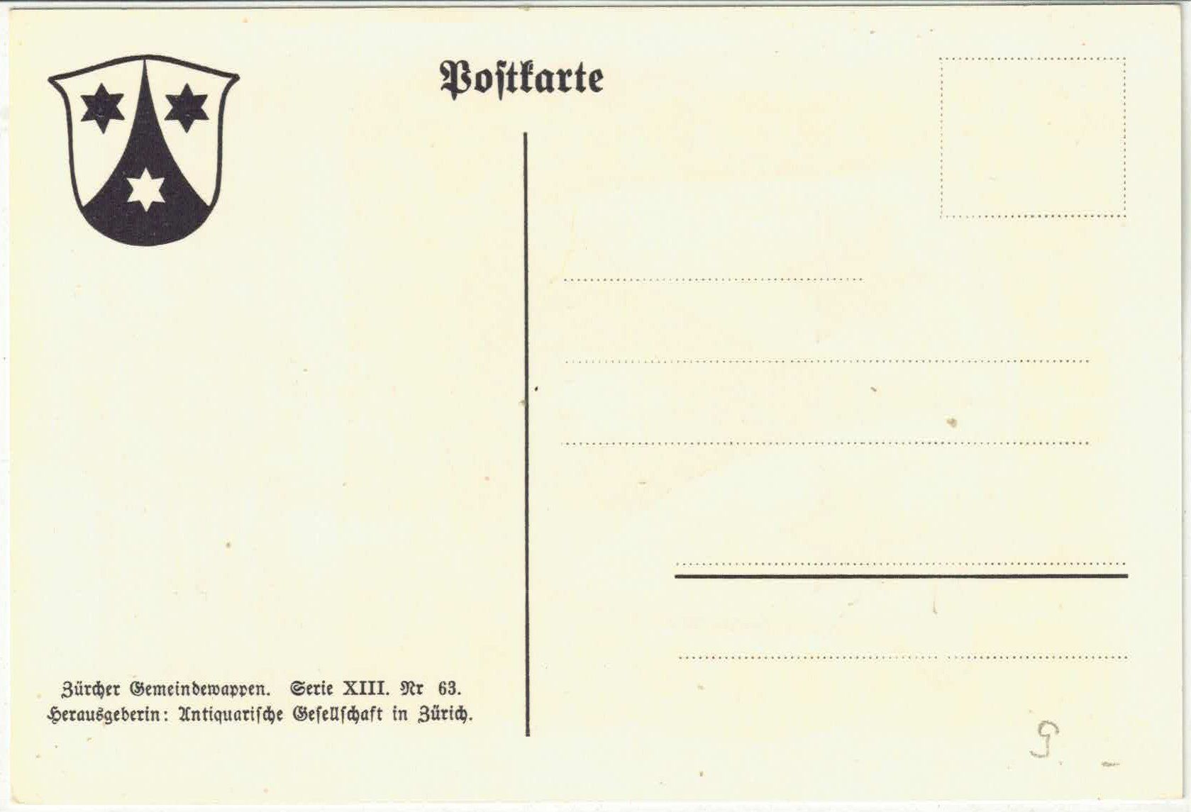 Cartes postales: Gemeindewappen von Weisslingen – D'occasion à Ettingen par Kartenplanet 1