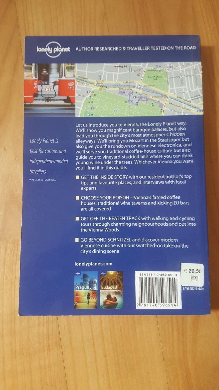 Libri: Lonely Planet Vienna Ity Guide english – Usato da Dierikon venduto da sanpaplo 1
