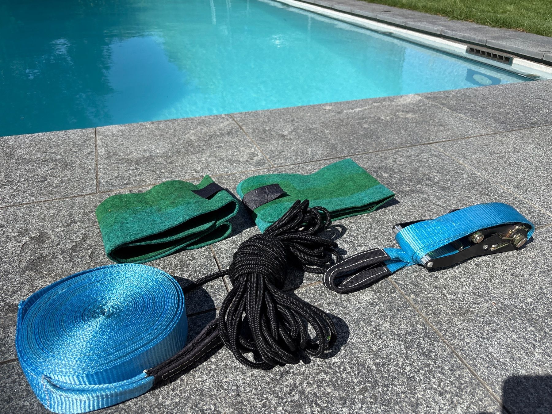 Slackline: Slackline Set mit Ratschensystem, 15m – Gebraucht aus Bubikon von Ultima2