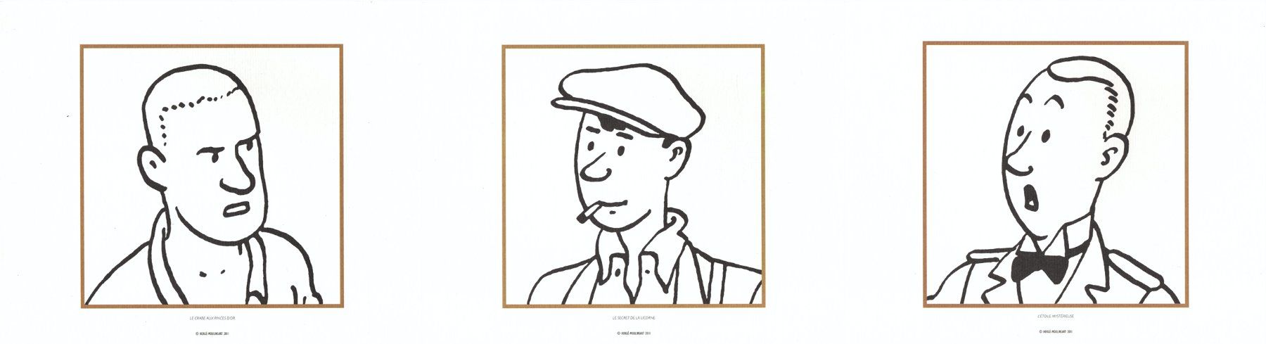 Grafica & Litografie: Tintin - 3 litographies LES GARÇONS – Nuovo (secondo la descrizione) da Prangins venduto da Timband