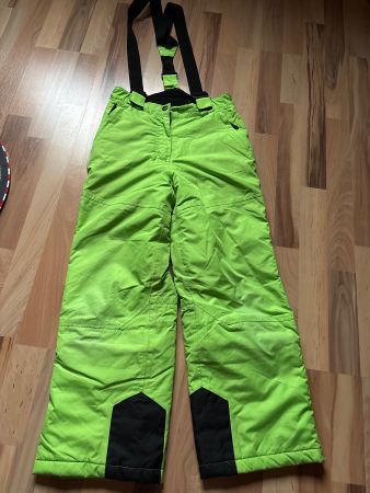 Skihose Crane grün Grösse 140 sehr guter Zustand