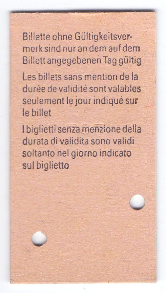 Biglietti: Billette Flamatt - Fribourg – Usato da Langenthal venduto da Sammlungs_aus 1