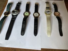 Uhrenlot mit 6stk Quartz