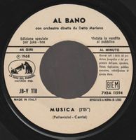 7 " AL BANO / GIUSY ROMEO MUSICA / L'ONDA ITALY JUKE BOX PRO
