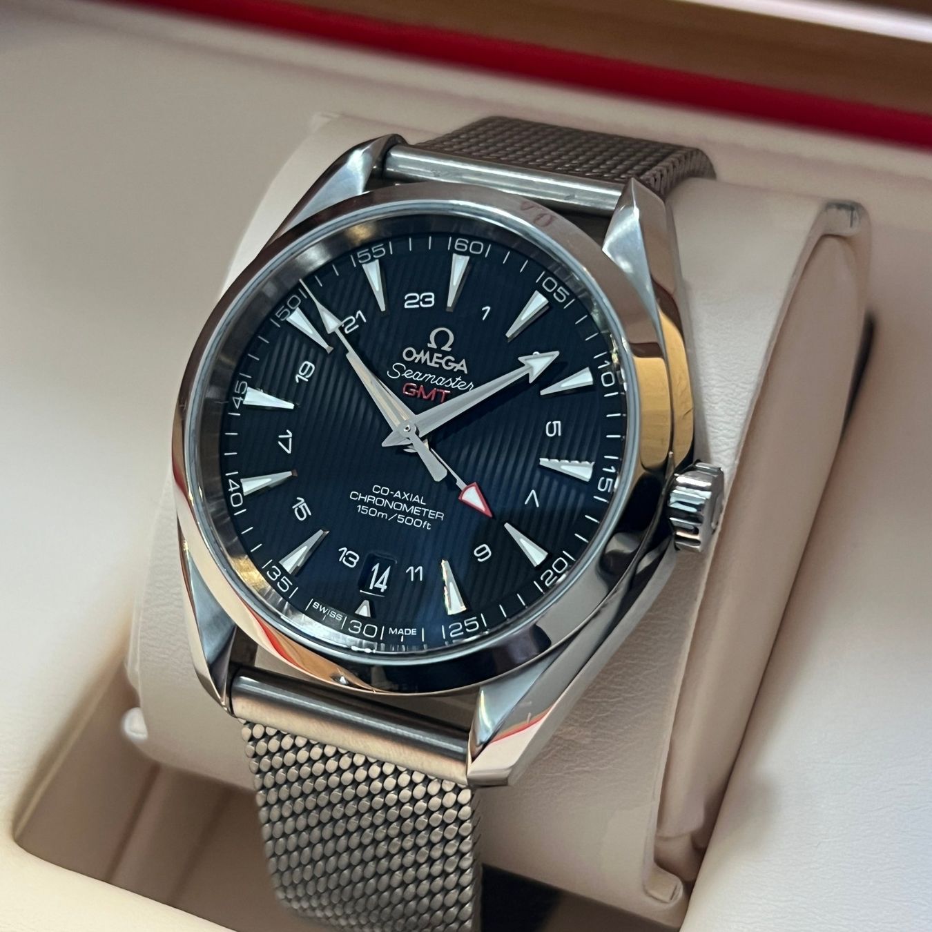 Omega Orologi: Omega Seamaster Aqua Terra Automatic GMT Date Full Set 231 – Usato da Carouge GE venduto da Watchaser 2
