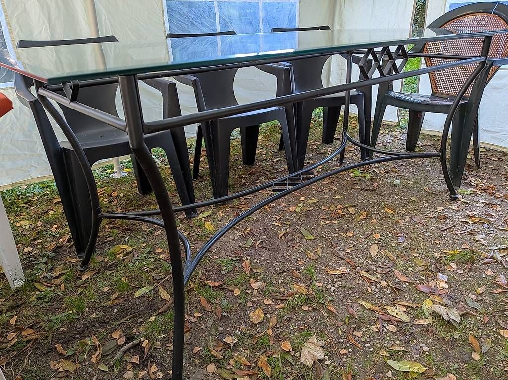 Tische: Belle table en verre – Gebraucht aus Préverenges von Fbosset 2