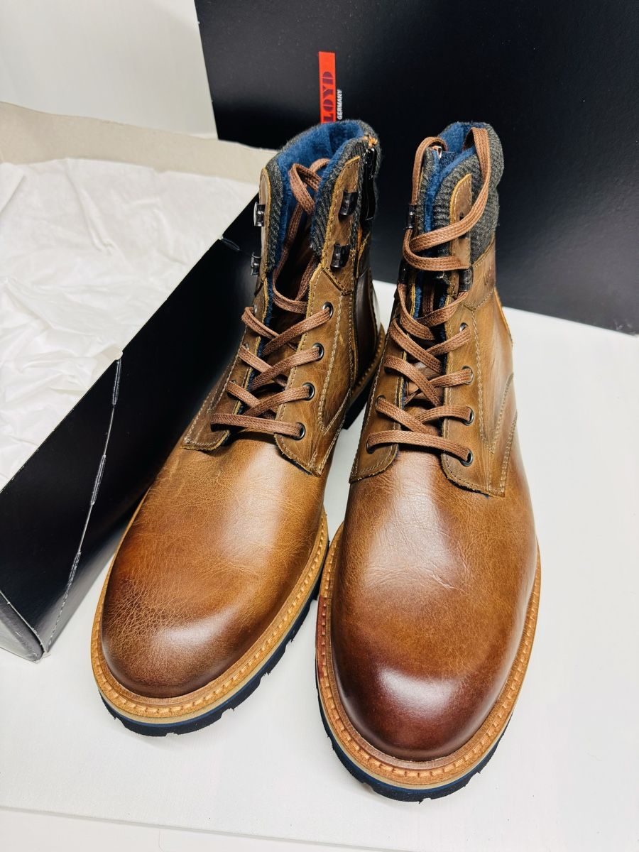 Lloyd Herrenschuhe: Bottines Lloyd cuir homme pointure 44.5 – Neu und originalverpackt aus Brügg BE von Goob