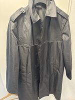 Regenmantel Militär schwarz wasserabweisend Grösse 48 N 
