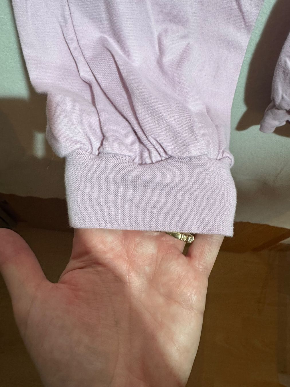 Pantaloni: Rosa Stoffhose Freizeithose Gr. M 100% Baumwolle – Usato da Grosswangen venduto da SALE_SALE_SALE 3