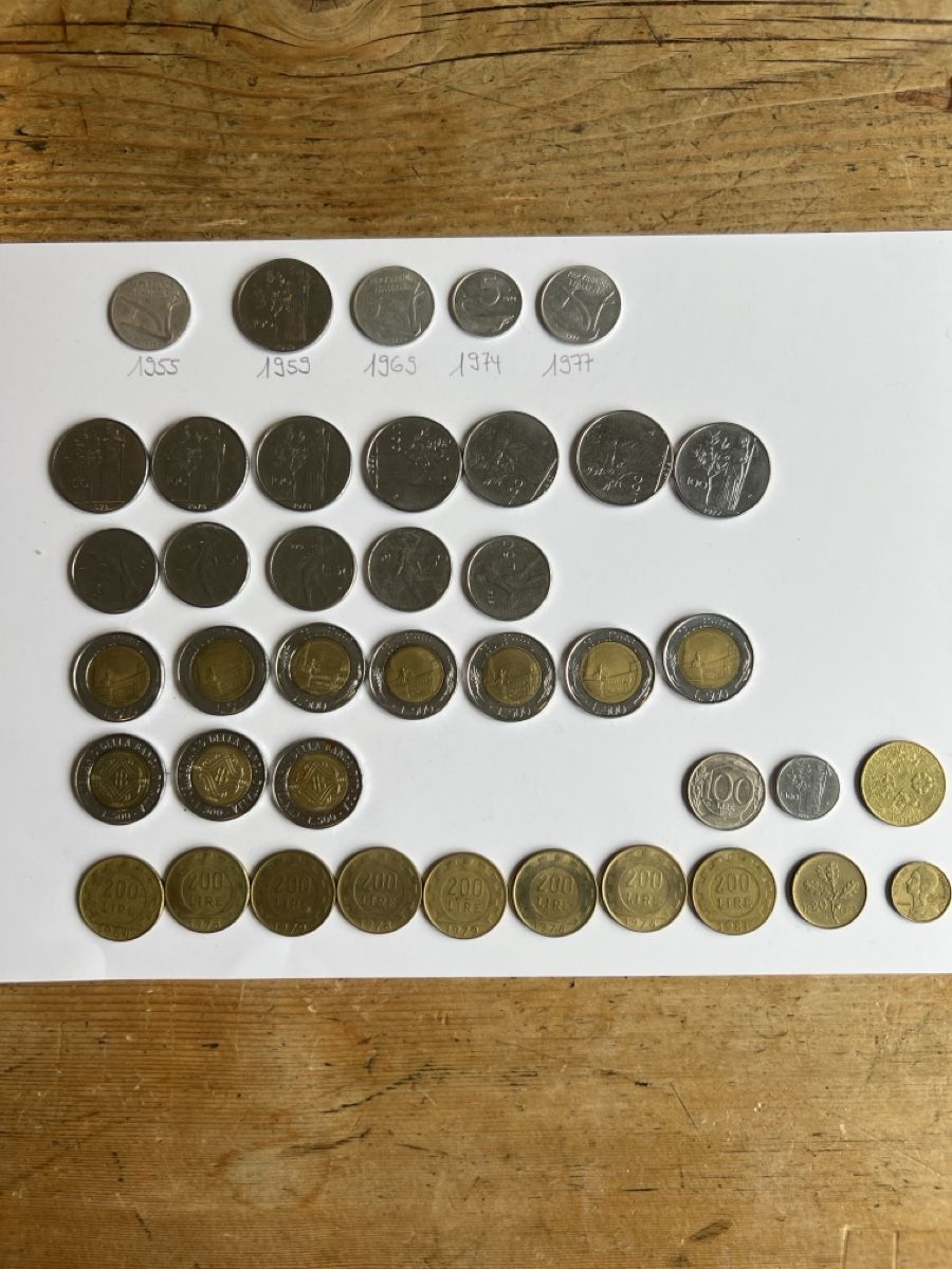 Tutti le monete: Italienische Lire 1955-1981 – Usato da Hittnau venduto da BrigitteM8335