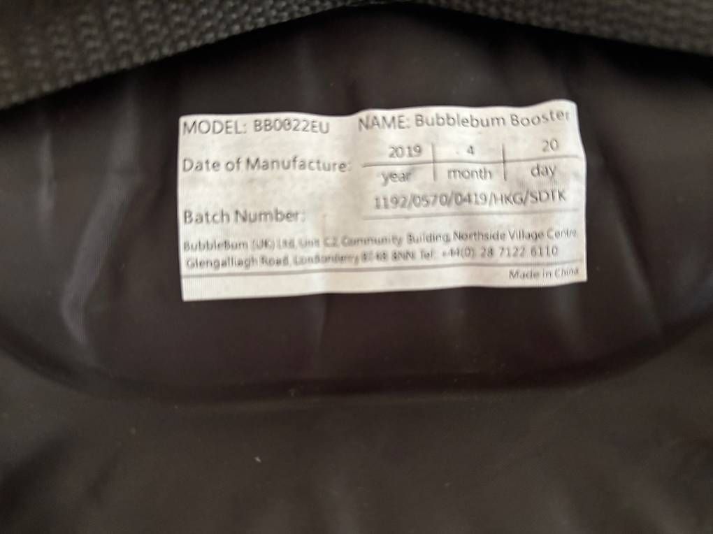 Sièges auto: Aufblasbare Reisesitzerhöhungen BubbleGum – D'occasion à Büron par DanyP 2