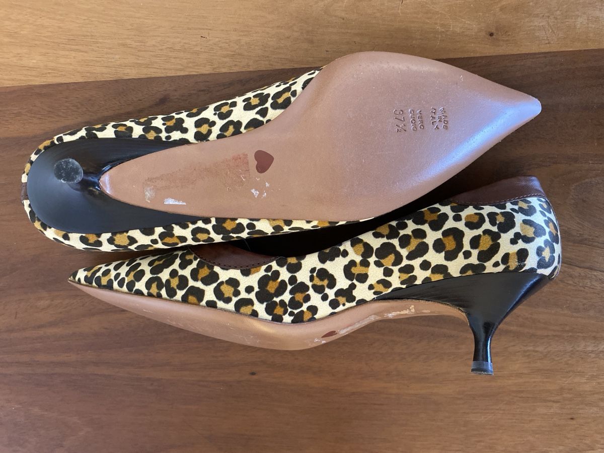 Moschino Scarpe da donna: Moschino-Pumps, echtes Leder, Leomuster, 37.5 – Nuovo (secondo la descrizione) da Zürich venduto da Klusek_2019 7