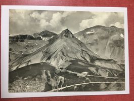 AK Wallis Restaurant Bella-Lui Crans sur Sierre s/w Karte