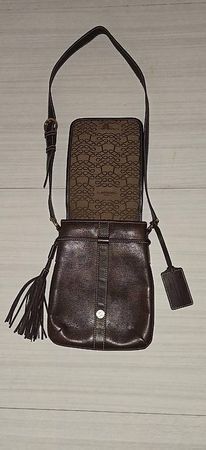 LANCEL Sac à main en cuir texturé Modèle iconique "Brigitte"