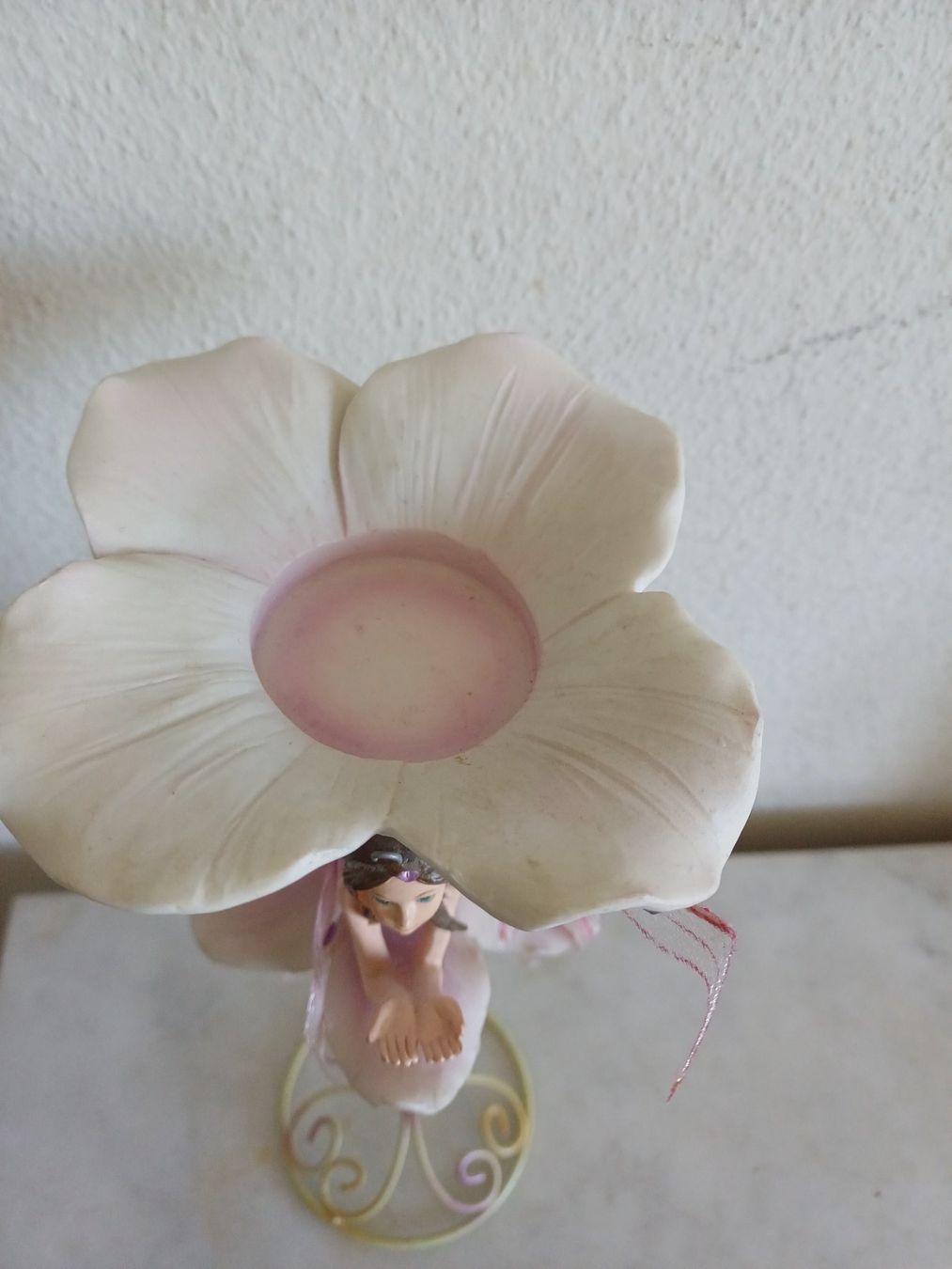 Toutes les décorations: Teelicht-Halter mit eine Fee- Elfenfigur Höhe 26 cm – D'occasion à Marly par rol_7mgj 5