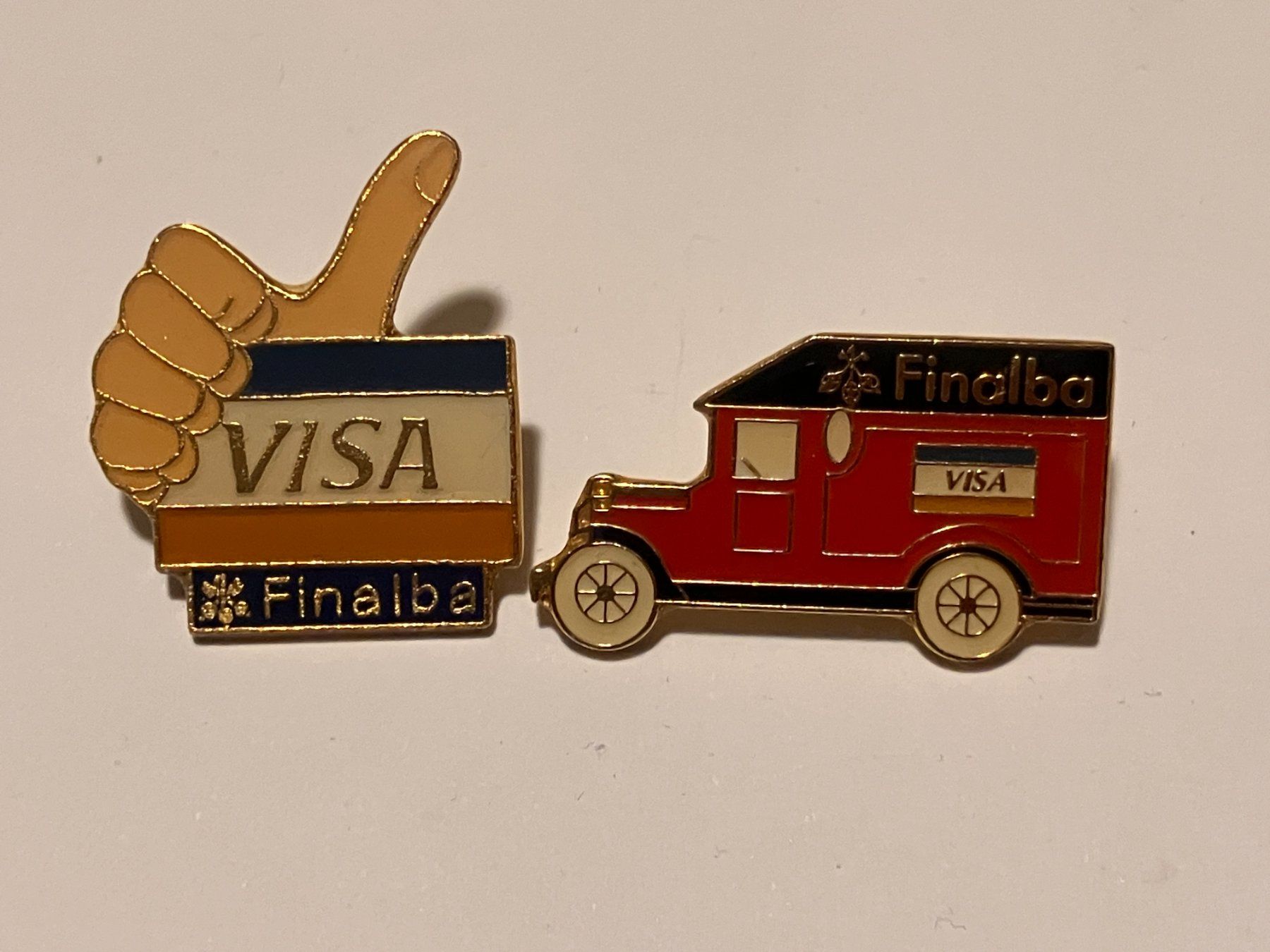 Plaketten & Abzeichen: 2 Pin Finalba Visa – Gebraucht aus Basel von djwwpp