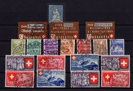 R1623  /  Lot de timbres suisse séries complètes oblitérées