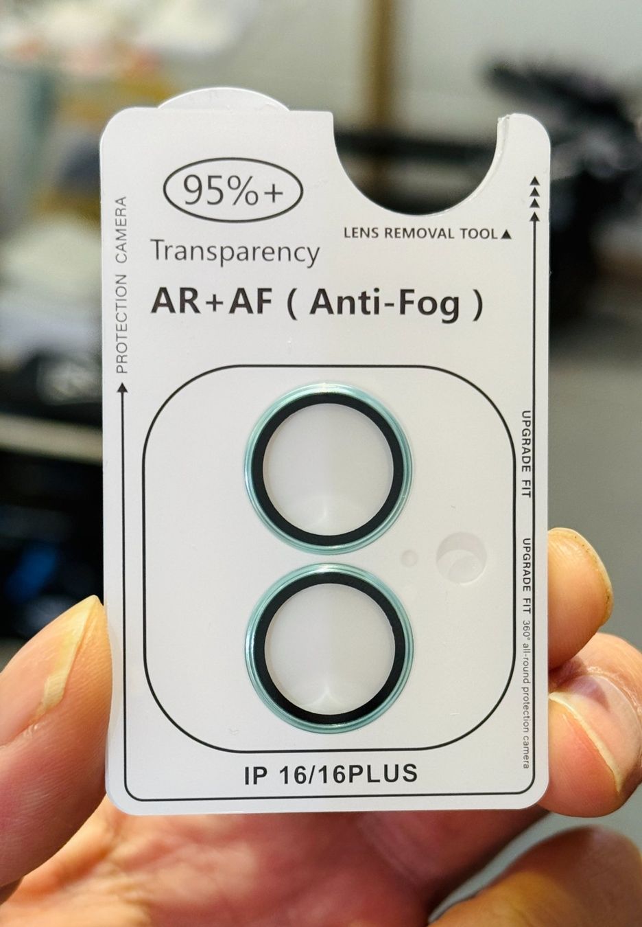 Apple Telefoni cellulari / Smartphones: iPhone 16(Plus) -3 Verres protection Caméra VERT avec locali – Nuovo e nell'imballaggio originale da Morges venduto da DigiAC
