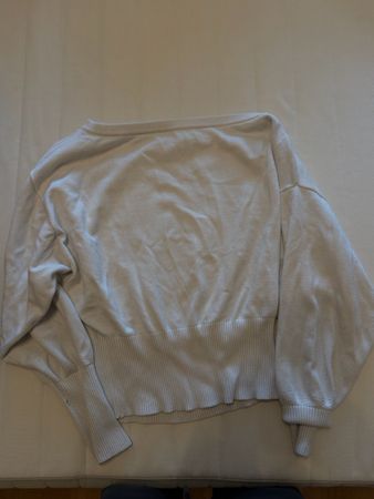 Pull BERSHKA blanc taille S