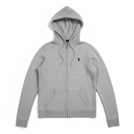 Gilet Hoodie Zippé Ralph Lauren Gris - M #4