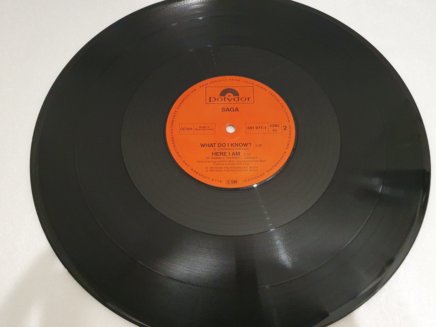 Schallplatten: Saga – What Do I Know? (Maxi, Rock) – Gebraucht aus Uster von Vinyl-Leidenschaft 4