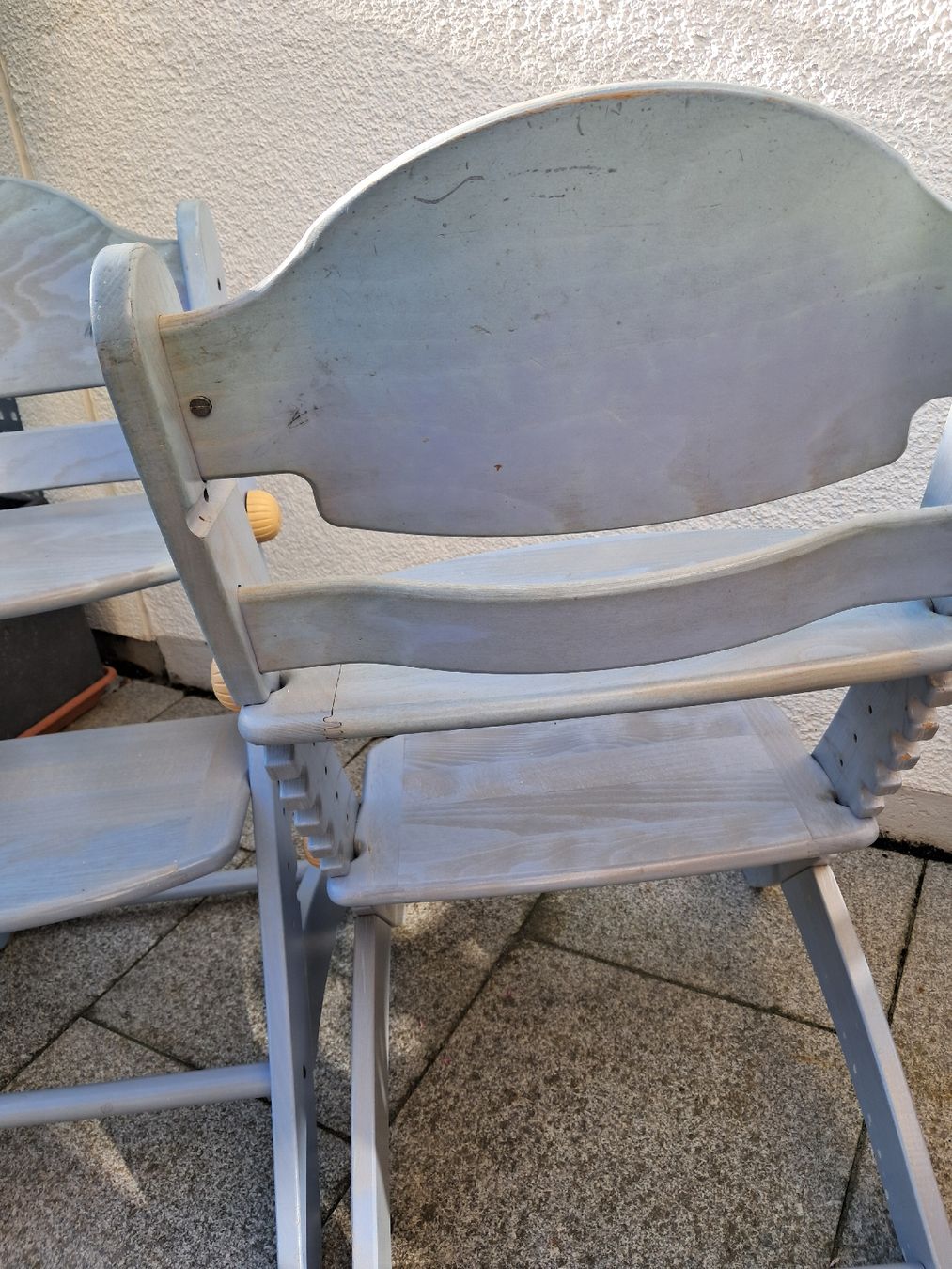 Geuther Seggioloni: 1x Kinderstuhl Geuther hellblau – Usato da Winterthur venduto da fabelwin 7