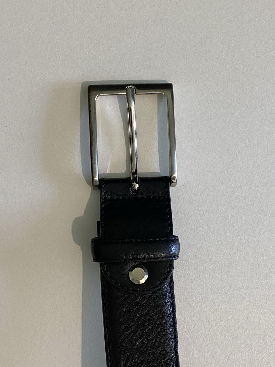 Cinture: Black Leather Belt – Usato da Eggersriet venduto da damian.hug 1