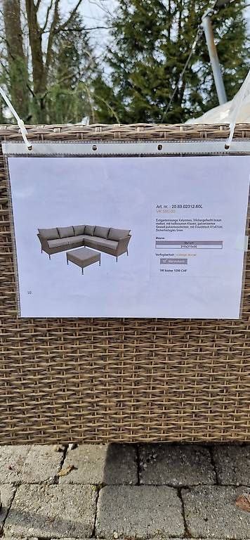 Divani: Gartenlounge neu ablager – Nuovo e nell'imballaggio originale da Lützelflüh-Goldb venduto da Rampenverkauf_72_ 2