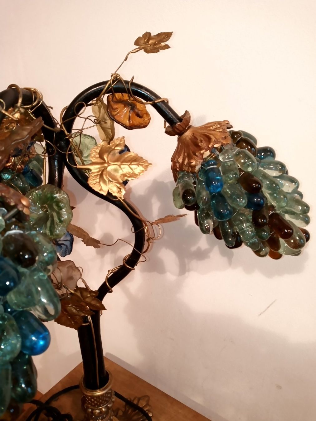 Murano Lampade: Murano-Traubenlampe  Tischlampe – Usato da Prez-vers-Siviriez venduto da Monija70 4