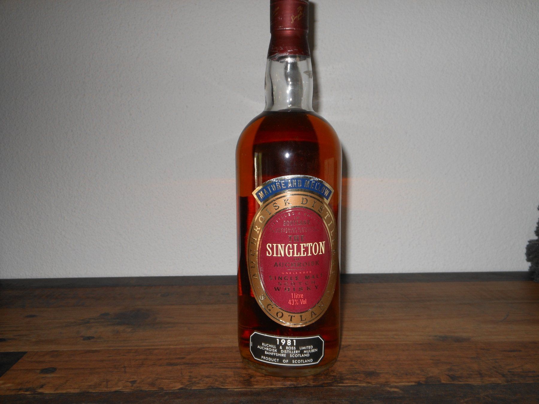 Bevande alcoliche: The Singleton of Auchroisk 1981 – Nuovo e nell'imballaggio originale da Beringen venduto da mar_j2nk