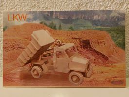 3D Holz Bausatz LKW Kipper, basteln, Sammlerstück, neu!