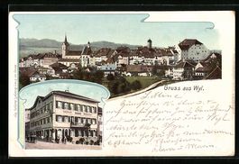 Wyl, Gasthof Restaurant Sonne, Teilansic