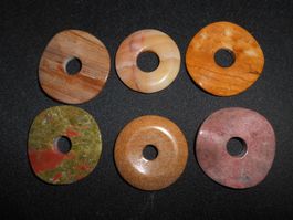 Pi Scheiben 6 Ex Lederband Organza Säckli Geschenkide