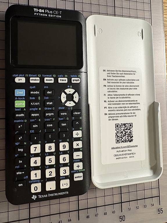 Taschenrechner: TI84 Plus CET Python Edition  neu, unbenutzt – Gebraucht aus Zürich von Juilly