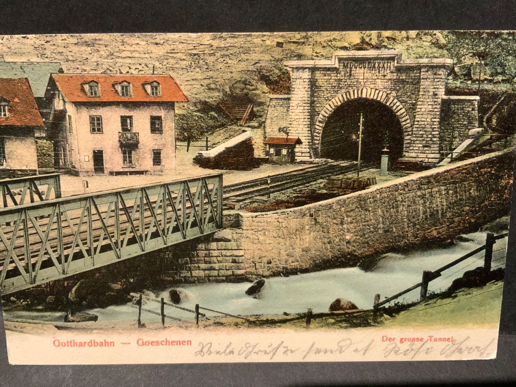 Cartoline postali: AK Gotthardbahn Goeschenen  1906 – Usato da Wila venduto da 7churfirsten