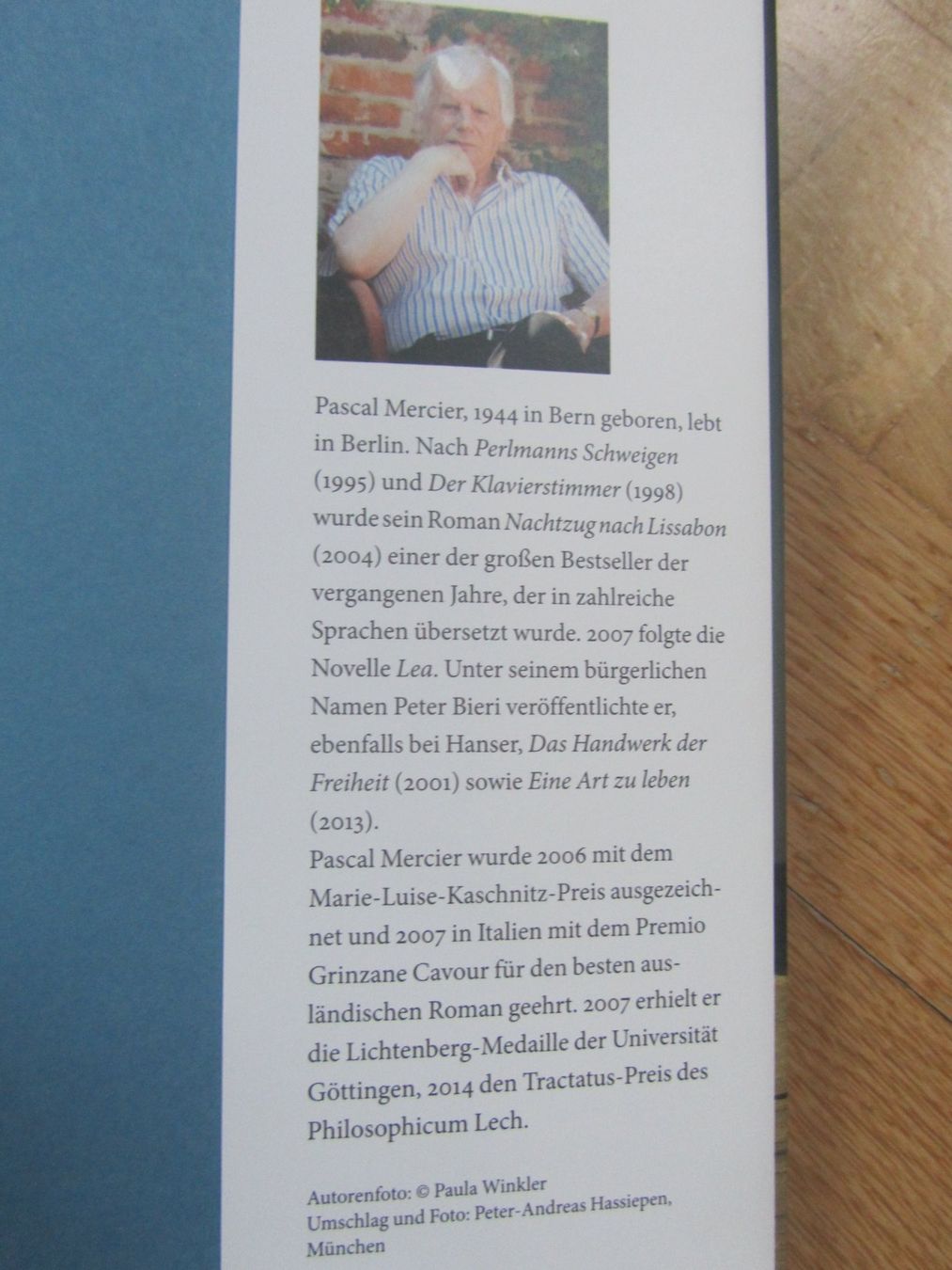 Livres: Pascal Mercier:  Das Gewicht der Worte – D'occasion à Seengen par mikelele 2