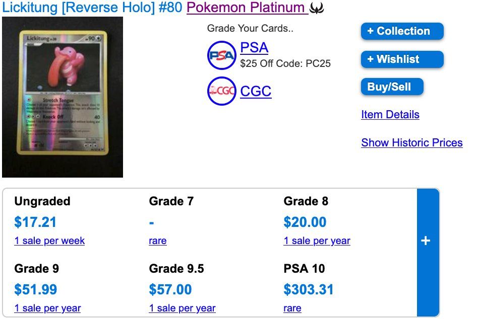 Pokémon Carte collezionabili: Schlurp Reverse Holo 80 Yuka Morii – Usato da Zürich venduto da PEACECOCOON 3