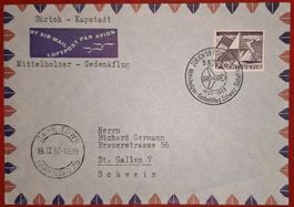 Zürich - Kapstadt Swissair 1957 Gedenkflug