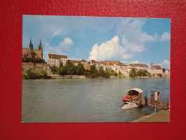 Basel Partie am Rhein Stempel PTT 1973 Wertzeichen