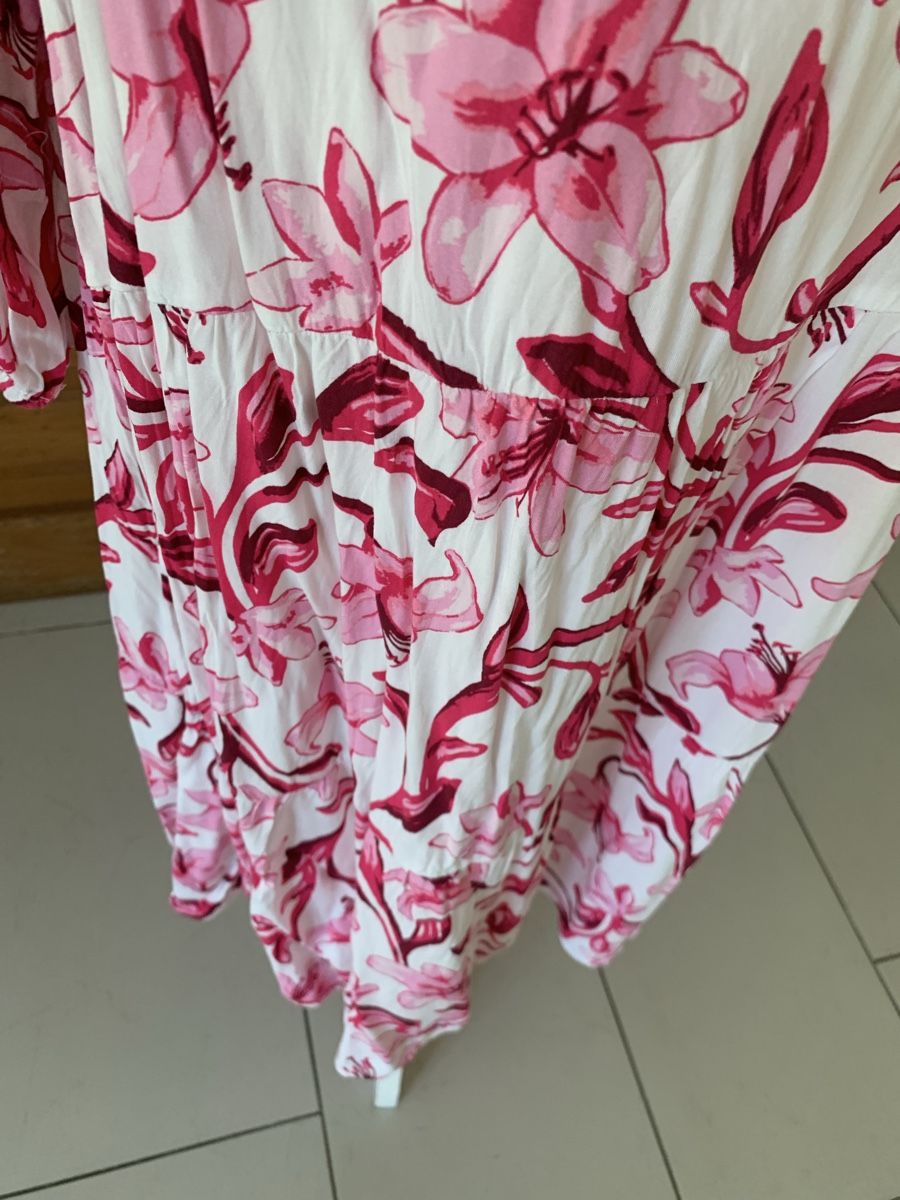 Vestiti: Tunika/Kleid pink weiss Gr. 46 – Usato da Ellikon an der Thur venduto da Bali1999 4