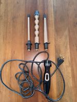 Lockenstab mit drei Aufsätzen